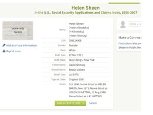 Helen final information